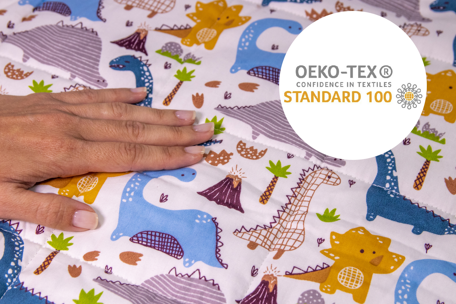 HEAVY SLEEP Kindergewichtsdecke | 3kg | 100x135cm | Oeko-TEX 100 Standard Schadstoffgeprüft | Gewichtsdecke | Therapiedecke | Erholsame Nächte Für Kind Und Eltern | Nicht Für Kinder Unter 3 Jahren